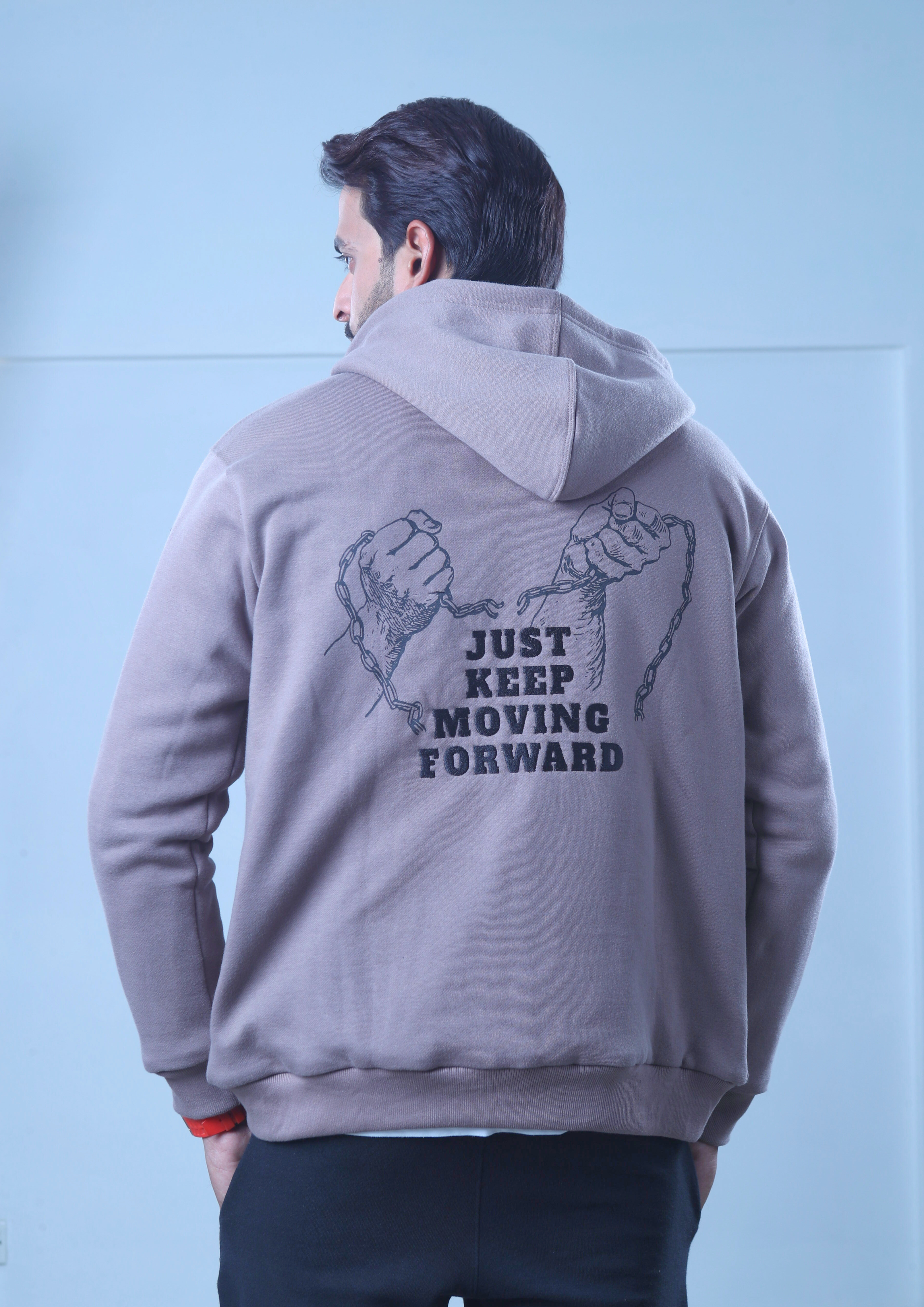 Just Keep Moving Forward - Zip Hoodie